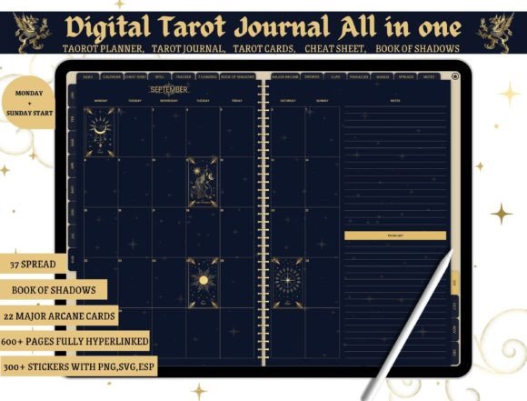 Download Tarot Journal,Tarot Planner - Tarot planner Collection