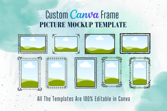 Download Canva Picture Frame Mockup Template - Canva picture Collection